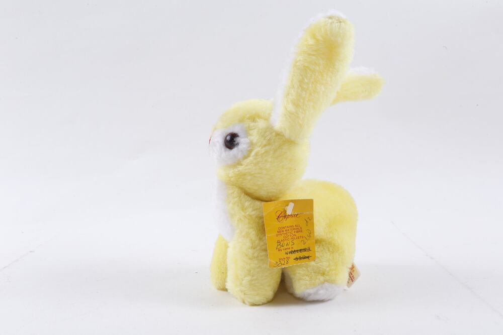 Kamar, 80s plush Buns, Yellow, Rabbit, Bunny, Style 3328, Plush, Doll, Stuffed